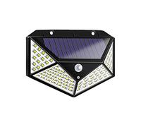 YFDGD 1/2/4/6/8/10 Pièces Lampe Solaire Extérieure Étanche 100 LED Appliques Solaires Capteur De Mouvement Solaire Alimenté Réverbère For Jardin Haute Luminosité(1PCS Solar Light)