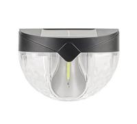 YFDGD 1-8Pack LED Lumière Solaire Lampes Murales Extérieures Énergie Lampes De Jardin Étanche Lampe De Clôture Solaire Décoration De Noël Guirlandes Lumineuses Haute Luminosité(Warm colorful 8PCS)