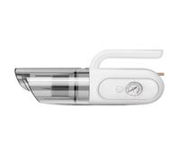 YFDGD Aspirateur De Voiture Multifonction 4 en 1, Pompe À Air Rechargeable par USB, Surveillance De La Pression des Pneus, Lumière LED, Affichage Numérique, for Voiture Et Maison(White B)