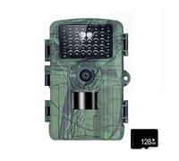 YFDGD Caméra Faune Sauvage Caméra de Chasse WiFi Caméras Vie Sauvage Pièges Photo Forêt Photo Suivi vidéo Surveillance Fiable Précise(Camera with 128G)