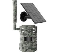 YFDGD Caméra Faune Sauvage Caméra HD Trail Trap avec De Chasse Alimentée par Panneau Solaire WiFi Caméras Jeu Vision Nocturne Fiable Précise