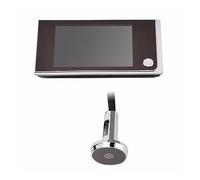 YFDGD Caméra Visionneuse Anti-Voleur 3.5in Intérieur LCD Couleur Écran Visuel 120 Degrés Angle Judas Vidéo Oeil Porte Sonnette Affichage Clair Protection Contre Intempéries