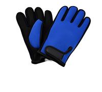 YFDGD Gants Natation Gants de plongée sous-Marine en néoprène 2 mm Pêche Snorkeling Anti-Slip Neoprene; Combinaison Nylon Natation Eau Surf Chasse(Blue,M)