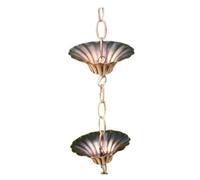 YFDGD Higashi - Chaîne De Pluie for Gouttière Extérieure De Villa, Jardin, Chaîne De Guidage d'eau, Chaîne De Chute d'eau De Paysage De Parc Jardin Décoratif(Imitation Copper D Model)