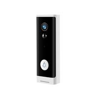YFDGD Interphone Visuel Intelligent De Caméra Sonnette WiFi avec La Vision Nocturne sans Fil Sécurité À Maison Carillon Affichage Clair Protection Contre Intempéries(Standard White)
