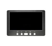 YFDGD Interphone Visuel Sonnette 7'' Couleur Filaire Système De Visiophone Moniteur Intérieur Caméra IR Extérieure Affichage Clair Protection Contre Intempéries(Monitor)
