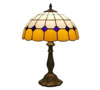 YFDGD Lampe De Chevet En Verre Coloré De Style Méditerranéen Européen, Luminaire Décoratif D'intérieur, Idéal For Un Restaurant, Un Bar, Un Café Ou Une Table Tiffany(O)