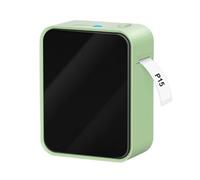 YFDGD Machine Fabriquer des Fabricant D'étiquettes Portable P15, Imprimante Thermiques Adhésives, sans Fil, Bluetooth, avec Papier Auto-adhésif(Green Printer Set)