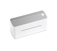 YFDGD Machine Fabriquer des Imprimante Thermique D'étiquettes Autocollantes, Bluetooth, 118mm, Portable, for Adresse Postale, Machine Largement Utilisée(White Silver)