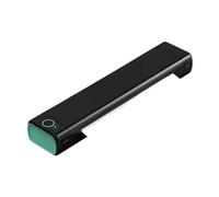 YFDGD Machine Fabriquer des Imprimantes Portables A4 sans Fil, Bluetooth, for Voyage, Thermique, Adaptées Au Support De Bureau Mobile, Papier Tatouage(M08F Black Green)