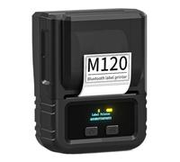 YFDGD Machine Fabriquer des Machine D'étiquettes Thermique M120, Imprimante De Codes-Barres, Bluetooth, Largeur d'impression 50mm, for La Vente Au Détail, Codes QR, Petites Entreprises(Black)