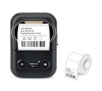 YFDGD Machine Fabriquer des Mini-imprimante Thermique D'étiquettes Adhésives E210, Portable, sans Fil, Bluetooth, Encre, Papier d'impression for Étiquettes(Black Printer)