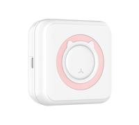 YFDGD Machine Fabriquer des Mini-imprimante Thermique Portable 58mm, Impression D'étiquettes Thermiques De Poche, sans Fil, BT, for La Maison, Le Bureau Et Les Études(Pink-1 Paper)