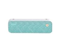 YFDGD Machine Fabriquer des Mini Imprimante Thermique sans Fil Bluetooth A40, Support De Rouleaux Papier Transfert Tatouage for Téléphone Et PC, Impression PDF World(Blue)