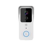 YFDGD Sonnette Visuelle for Maison Intelligente 2.4G/5G Double WiFi Extérieure Étanche AC/sans Fil PIR Interphone Vision Nocturne Affichage Clair Protection Contre Intempéries(Standard)