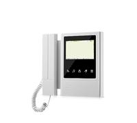YFDGD Système D'interphone Vidéo Couleur Filaire Portatif 4.3 Pouces Moniteur Intérieur 700TVL Caméra Extérieure Sonnette Porte Téléphone Maison Affichage Clair Protection Contre Intempéries(B)