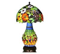 YFDGD Tiffany Chambre Lampe De Chevet Lampe De Table Décorative Européenne Méditerranéenne Chaude Salon Étude Lampes De Table(J)