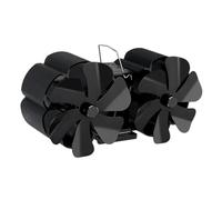 YFDGD Ventilateur Brûleur Bûches Ventilateur De Cheminée Poêle À Chaleur 12 Pales Double Brûleur Bois Bûches Mural Écologique Distribution Domestique Chaude Et Silencieuse(Stove Fan)