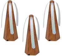 YFeiQi Lot de 3 éventails à mouches pour tables de pique-nique - Éventails portables en grain de bois - Pour l'extérieur et l'intérieur - Gardez les mouches loin de vos aliments