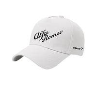YFFTHREE Voiture Casquette de Baseball, pour Alfa Romeo Giulietta 2010-2020 Anti-Soleil Coton Baseball Cap, Casquette de Baseball Réglable Unisexe Ajustable Casquette Automobile,White
