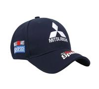 YFFTHREE Voiture Casquette de Baseball, pour Mitsubishi Xpander 2017-2021 Anti-Soleil Coton Baseball Cap, Casquette de Baseball Réglable Unisexe Ajustable Casquette Automobile,Blue