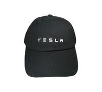 YFFTHREE Voiture Casquette de Baseball, pour Tesla Model X 2021-2025 Anti-Soleil Coton Baseball Cap, Casquette de Baseball Réglable Unisexe Ajustable Casquette Automobile,Black-2