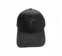 YFFTHREE Voiture Casquette de Baseball, pour Tesla Model X 2021-2025 Anti-Soleil Coton Baseball Cap, Casquette de Baseball Réglable Unisexe Ajustable Casquette Automobile,Black