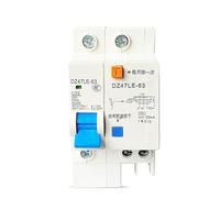 YFHGULBTK Disjoncteur Miniature DZ47LE-63 for Chauffe-Eau électrique Domestique, 1P+N 32A 50A 63A, 1 pièce(10)