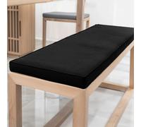 YFHT Coussin de Banc avec Dessous Anti-dérapant, déhoussables, Coussin Banquette en Mousse Confortable avec Passepoil, l'extérieur et l'intérieur, Meubles de Jardin