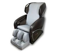 YFJBDKS Housse Portable pour Fauteuil Massant, Housse Élastique Lavable et Amovible, Housse de Fauteuil Massant Antipoussière Douce, Housses Résistantes aux Égratignures,Gris