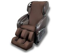 YFJBDKS Housse Portable pour Fauteuil Massant, Housse Élastique Lavable et Amovible, Housse de Fauteuil Massant Antipoussière Douce, Housses Résistantes aux Égratignures,Marron