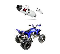 YFM 250 RAPTOR Pot d'échappement MX Carbon Silencieux Dominator Exhaust Racing Slip-on 2008 2009 2010 2011 2012 2013