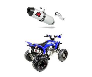 YFM 250 RAPTOR Pot d'échappement MX Carbon Silencieux Dominator Exhaust Racing Slip-on 2008 2009 2010 2011 2012 2013