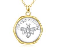 YFN Chaîne luciole en argent sterling You Light Up My Life Bug Pendentif Collier Bug Bijoux lucioles Cadeau pour femme