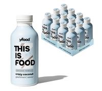 yfood Crazy Coconut, substitut de repas, 30 g de protéines, 12 x 500 ml