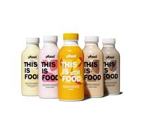 yfood drinks, Packs découverte, substitut de repas, 30 g de protéines, 26 vitamines et minéraux, 5 saveurs (5 x 500 ml)