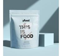 yfood Poudre de noix de coco crazy - Délicieux repas à boire pour les déplacements - Poudre de 25 g de protéines, 26 vitamines et minéraux - Saveur : noix de coco