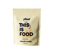 yfood poudre Smooth Vanilla, substitut de repas protéiné, THIS IS FOOD, 26 vitamines et minéraux, 12 repas, goût vanille