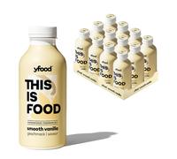 yfood Smooth Vanilla, repas prêt à boire, 30 g de protéines, 12 x 500 ml