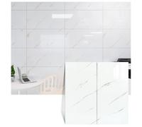 YFQHZDS Lot de 10 Panneaux Muraux Imperméables en Marbre, Résistants À La Chaleur, 60 X 30 Cm, Autocollants Muraux en Mousse PVC pour Cuisines, Salons, Chambres Et Murs TV,Style24