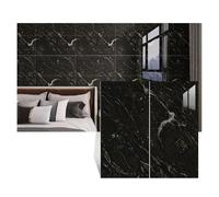 YFQHZDS Lot de 10 Panneaux Muraux Imperméables en Marbre, Résistants À La Chaleur, 60 X 30 Cm, Autocollants Muraux en Mousse PVC pour Cuisines, Salons, Chambres Et Murs TV,Style18