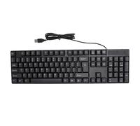 YFSAN K1800 Minority Language Clavier 104 Touches, Langue minoritaire, 4,2ft Cable Ergonomic Design USB Wired Gaming Clavier (English)