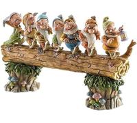 YFSAN Statue de GNOME de Jardin, 7 Gnomes Nains Nains Ornements de fées, météo résiste à la Statue gobeline, décoration extérieure intérieure pour Jardins, Arbres, parterres de Fleurs,