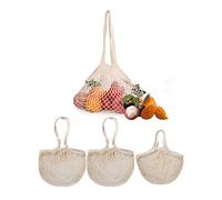 YFSEOS Fourre-Tout, Sac Reutilisable Fruit Legume,Sac Filet Courses,Réutilisables Filets de Courses Maille Pliable Sacs à Provisions Coton Sac d'achat Shopping pour Fruits Marché Légumes（3 pièces ）