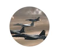 Yfsgdlbn Aimant de réfrigérateur en acrylique imprimé avion de guerre