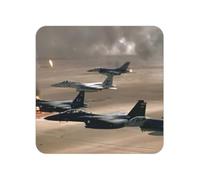 Yfsgdlbn Aimant de réfrigérateur en acrylique imprimé avion de guerre