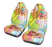 YFSGDLBN Candy Land Housses de protection universelles pour sièges avant