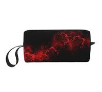 YFSGDLBN Explosion Burst Sac de rangement quotidien imprimé rouge noir