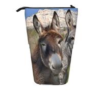 YFSGDLBN Funny Donkeys Trousse télescopique verticale Motif ânes