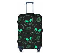 YFSGDLBN Housse de protection élastique pour valise imprimée Aliens, blanc, S